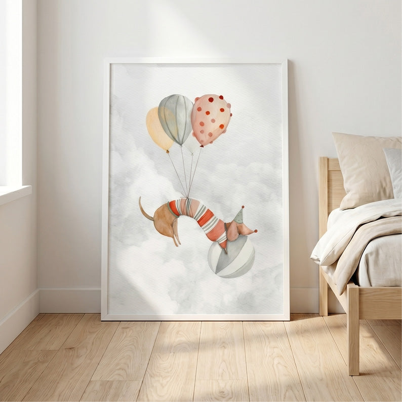 Bassotto con Palloncini