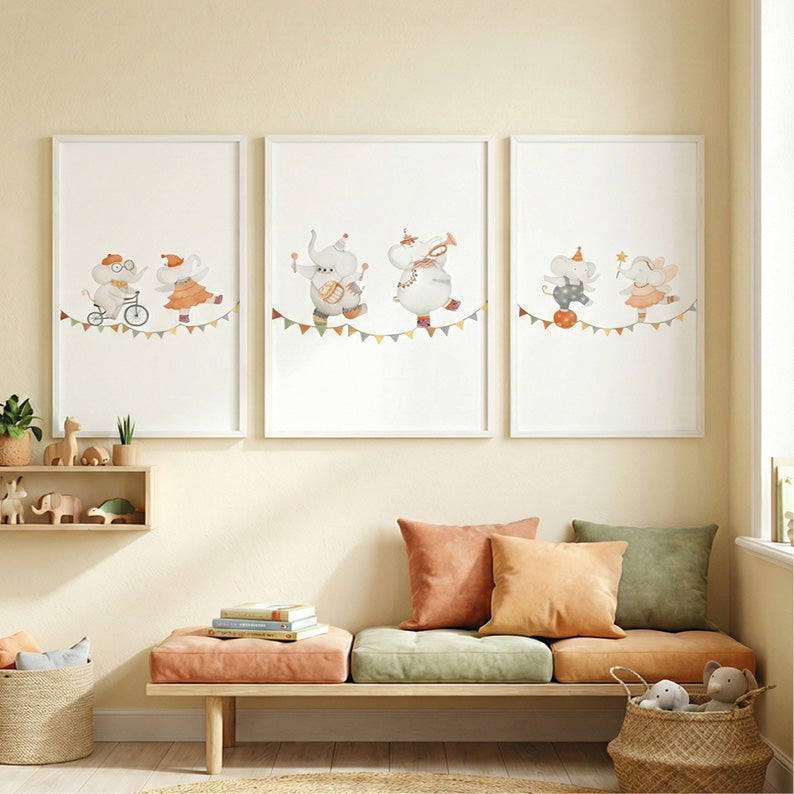 Nino Puntino & Pina Luccichina | stampa per la cameretta bambine | nursery room