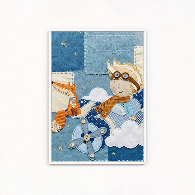 Little Prince Patchwork aviator