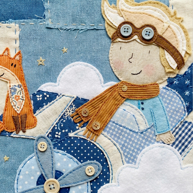 Little Prince Patchwork aviator