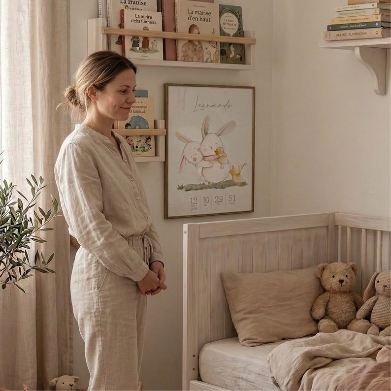 Quadretto Nascita-Abbracci Piccoli-PERSONALIZZABILE