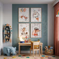 avventure nello spazio - set 4 quadretti
